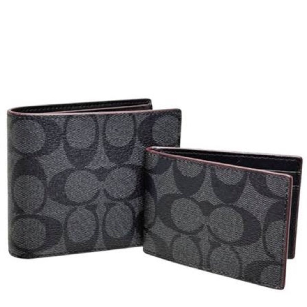 Coach Wallet Boxed 3 in 1 Wallet Gift Set in Signature Canvas - Picture 7 of 7